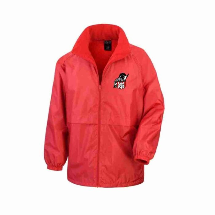 Carcroft Village Spartans - Adults Rain Jacket - Image 2