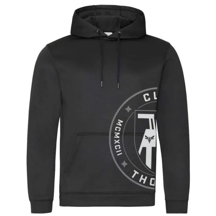 Club Thorne - Plain Black Premium Hoodie - Adults